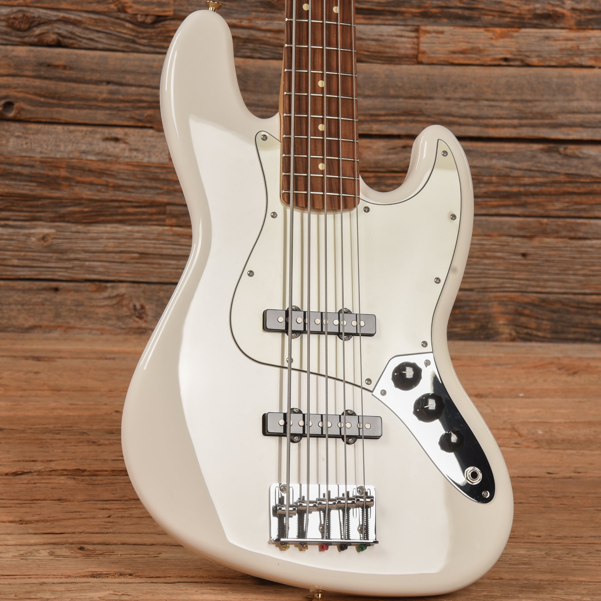 Fender Player Jazz Bass V Polar White 2022 Bass Guitars / 5-String or More