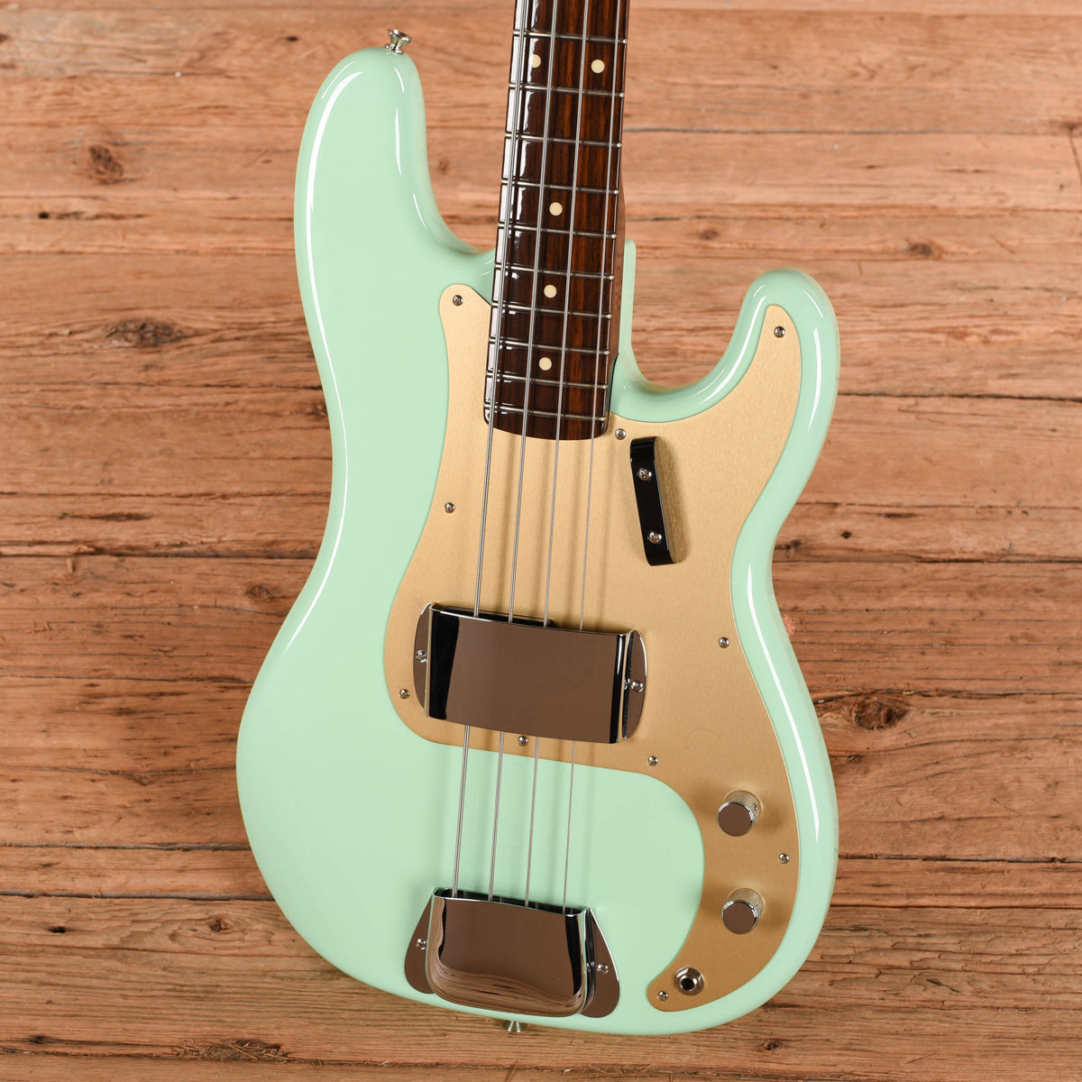 Fender '63 Precision Bass NOS Surf Green 2018 Bass Guitars