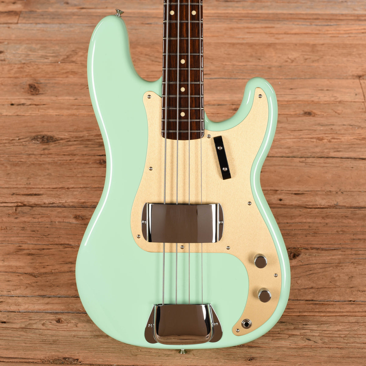 Fender '63 Precision Bass NOS Surf Green 2018 Bass Guitars