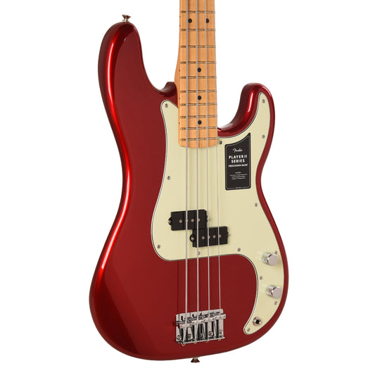 Fender 75th Anniversary Player II Precision Bass Candy Apple Red Bass Guitars