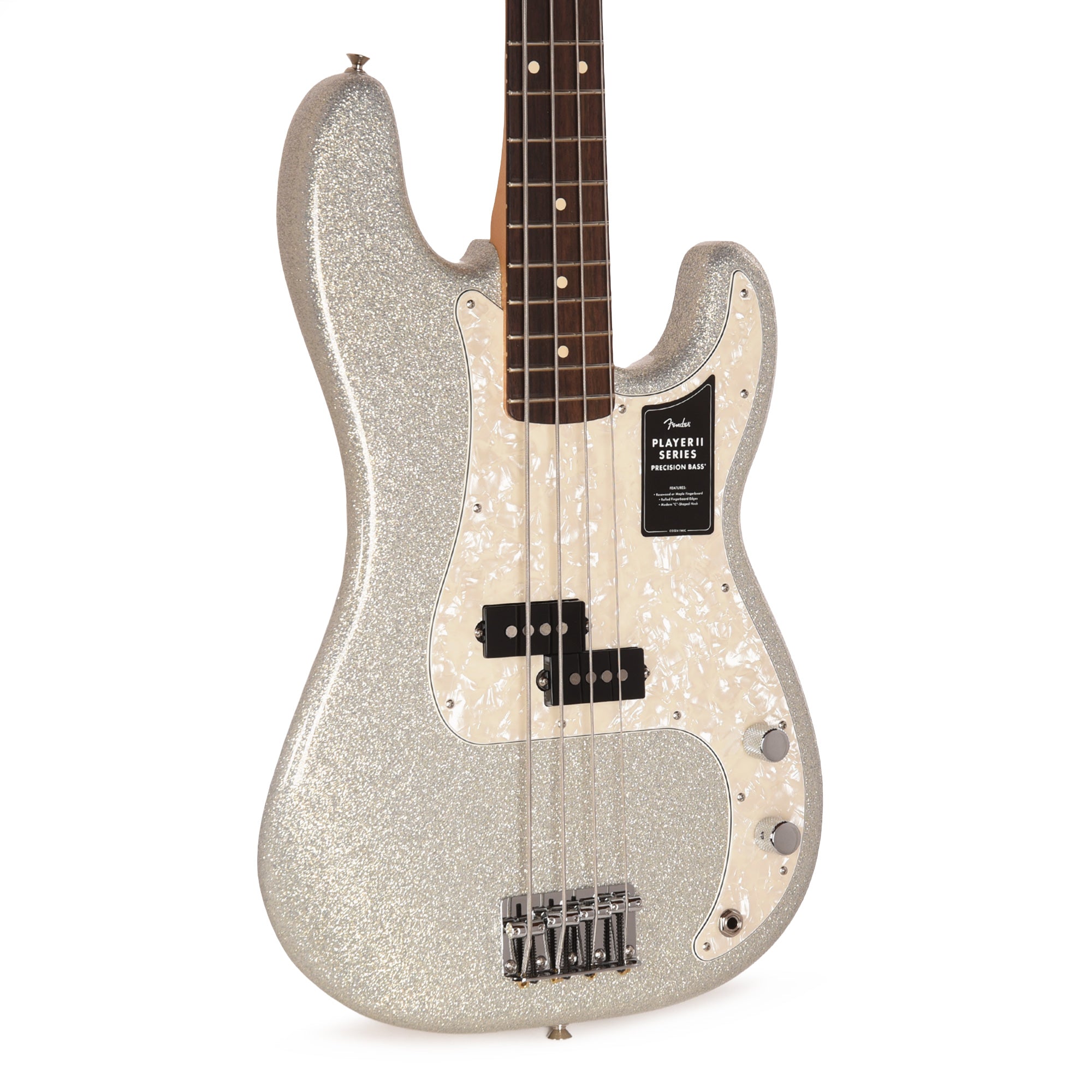 Fender 75th Anniversary Player II Precision Bass Diamond Dust Sparkle Bass Guitars