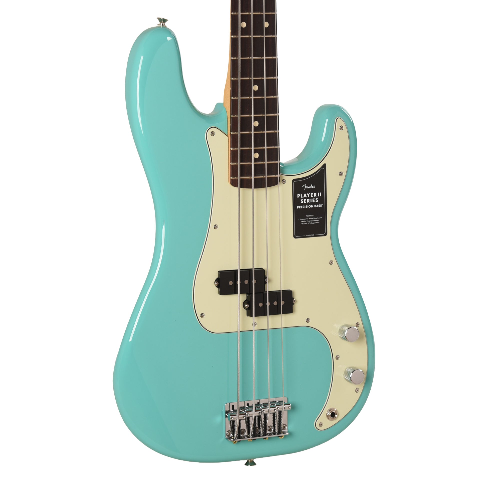 Fender 75th Anniversary Player II Precision Bass Seafoam Green Bass Guitars