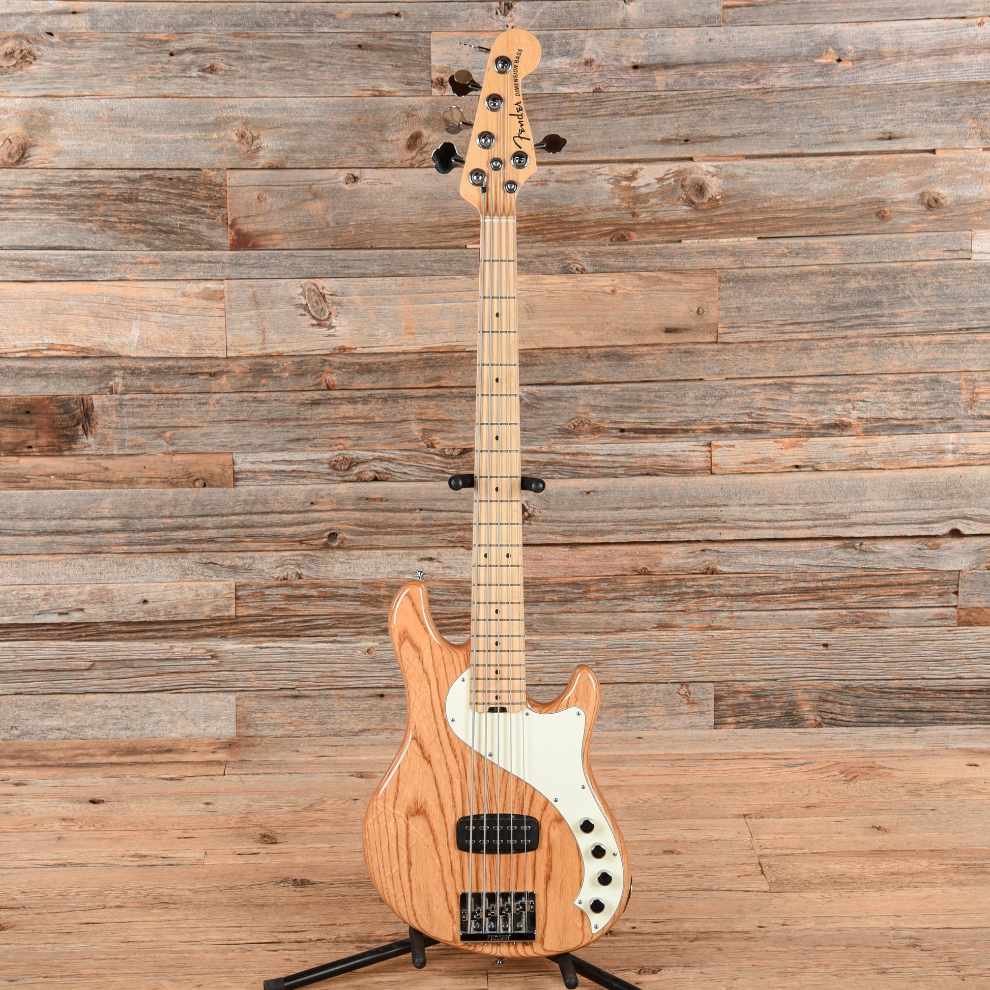 Fender American Deluxe Dimension Bass V Natural 2013 Bass Guitars