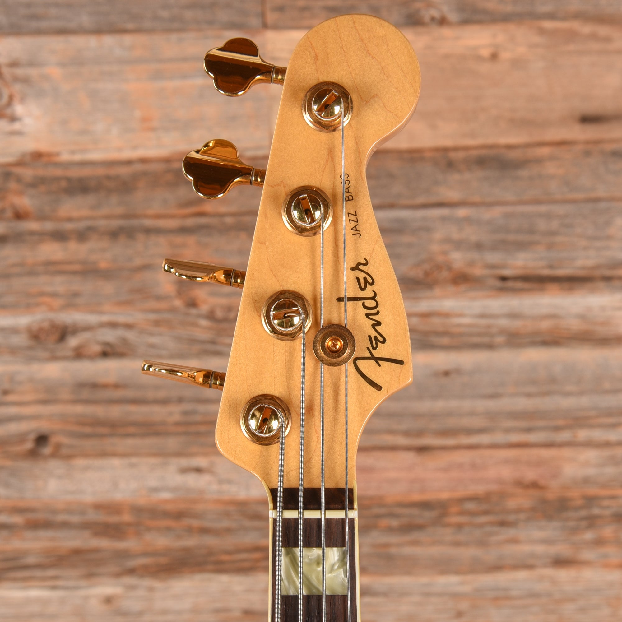 Fender American Deluxe Jazz Bass FMT Cherry Sunburst 2002 Bass Guitars