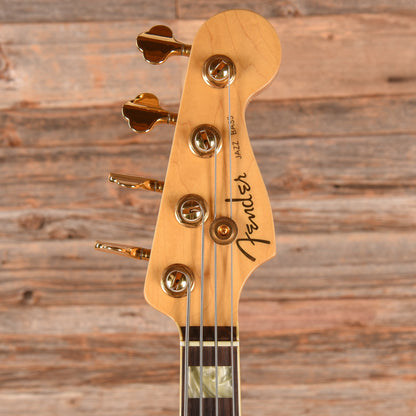 Fender American Deluxe Jazz Bass FMT Cherry Sunburst 2002 Bass Guitars