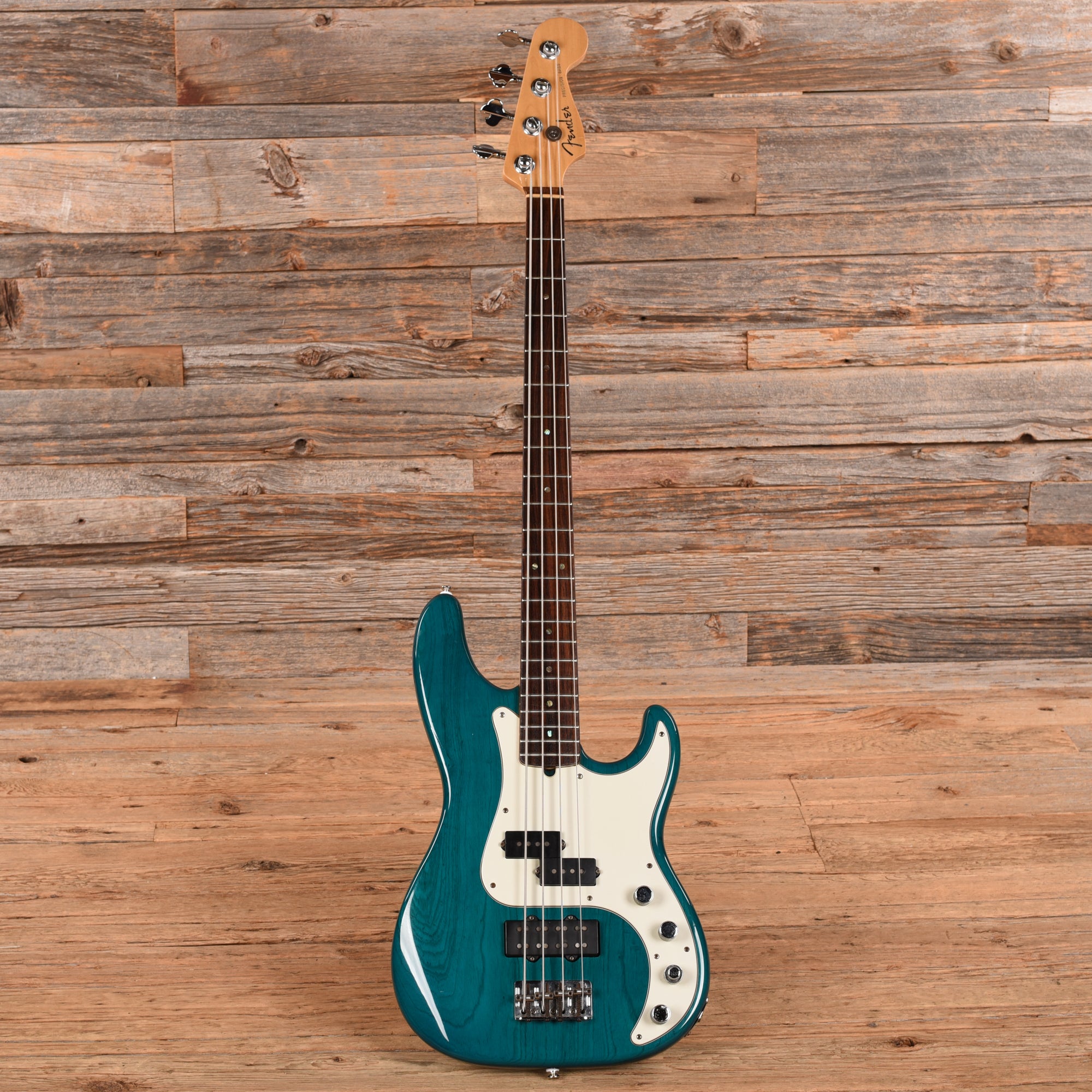 Fender American Deluxe Precision Bass Teal Green Transparent 1999 ...