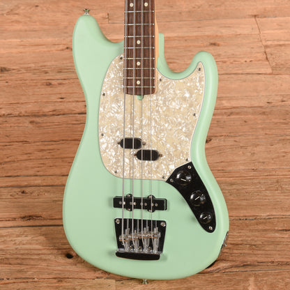 Fender American Performer Mustang Bass Satin Seafoam Green Bass Guitars