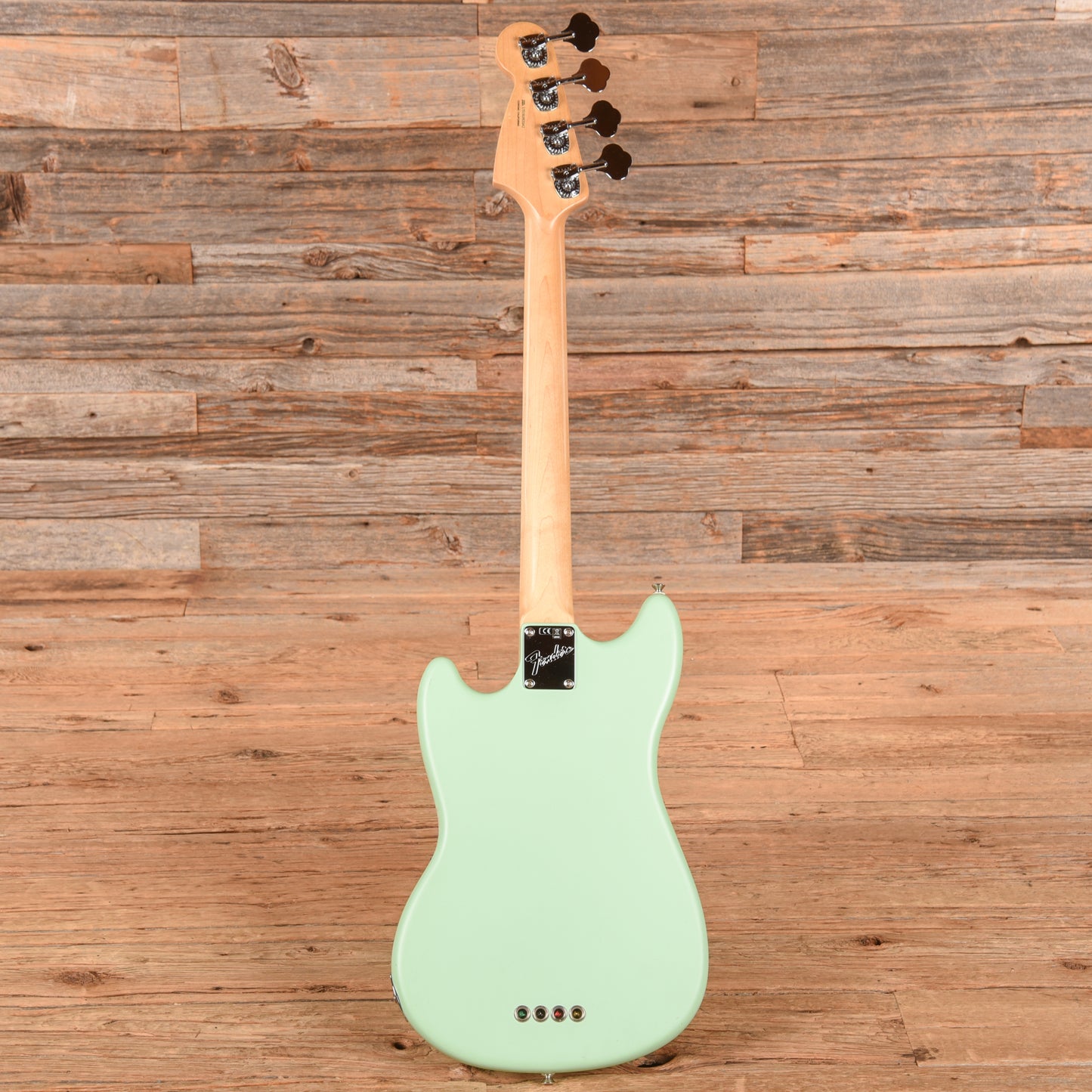 Fender American Performer Mustang Bass Satin Seafoam Green Bass Guitars