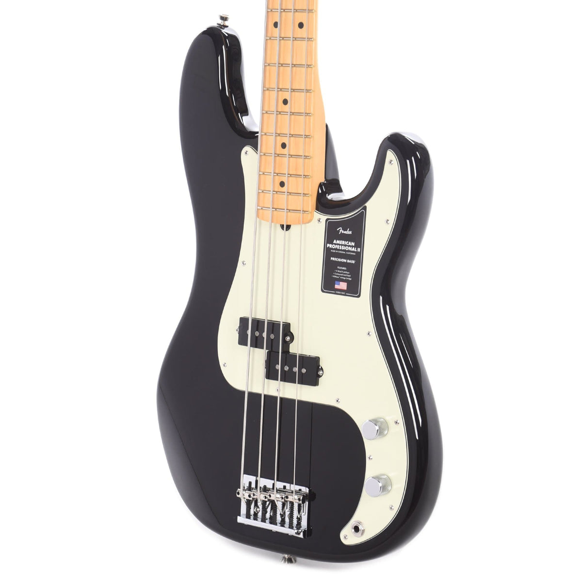 Fender American Professional II Precision Bass Black Bass Guitars