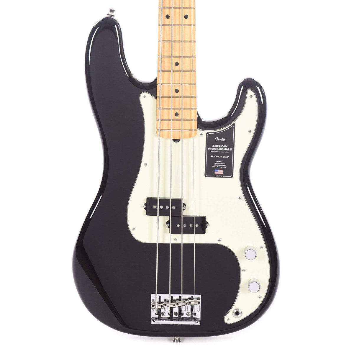 Fender American Professional II Precision Bass Black Bass Guitars