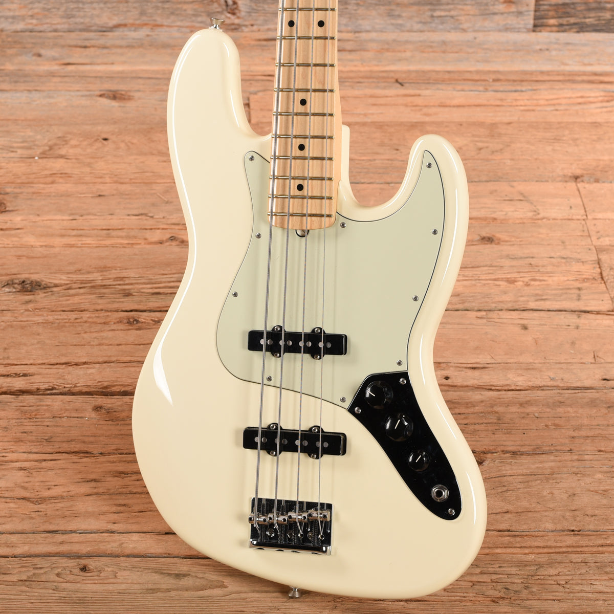 Fender American Professional Jazz Bass Olympic White 2020 Bass Guitars