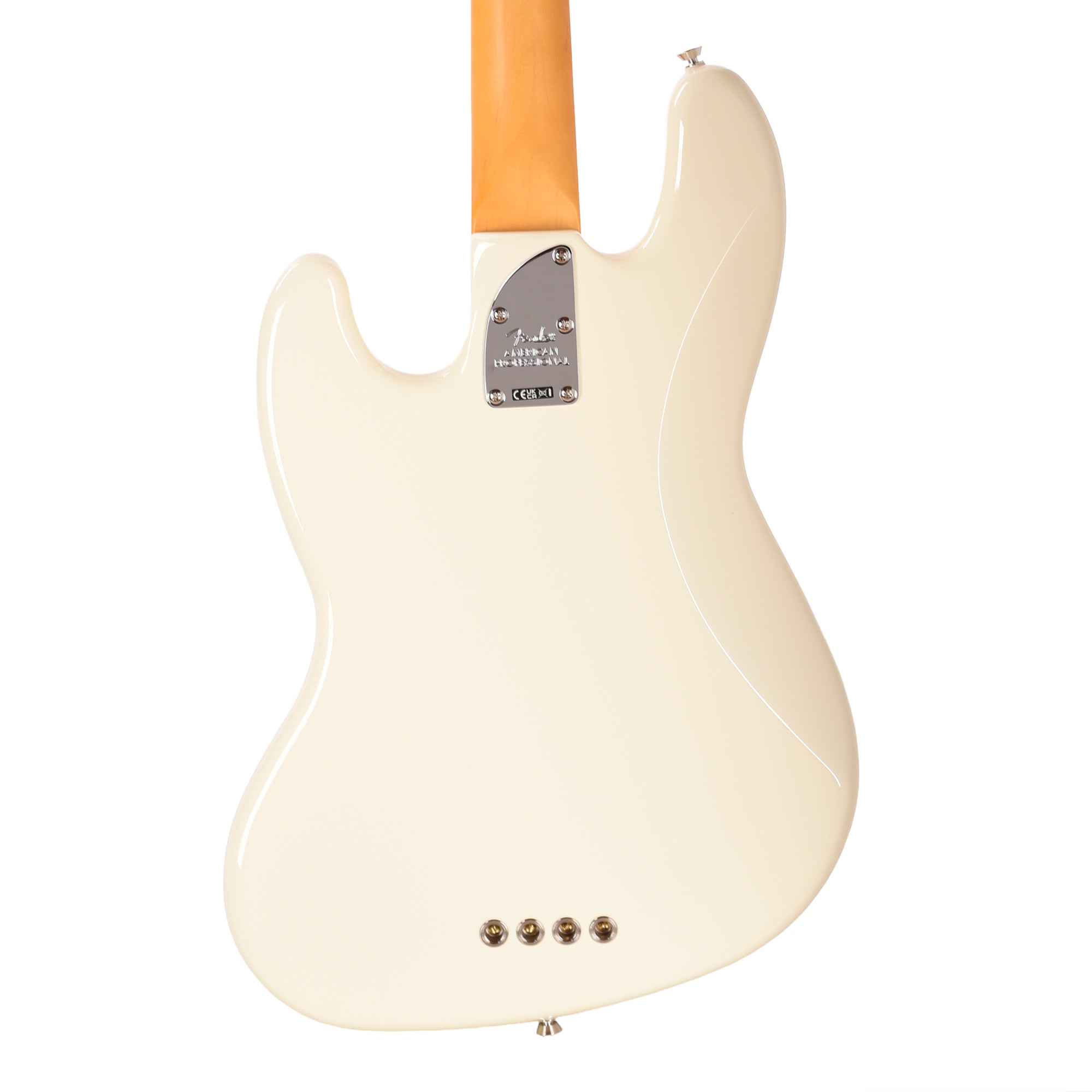 Fender American Professional Jazz Bass Olympic White Bass Guitars