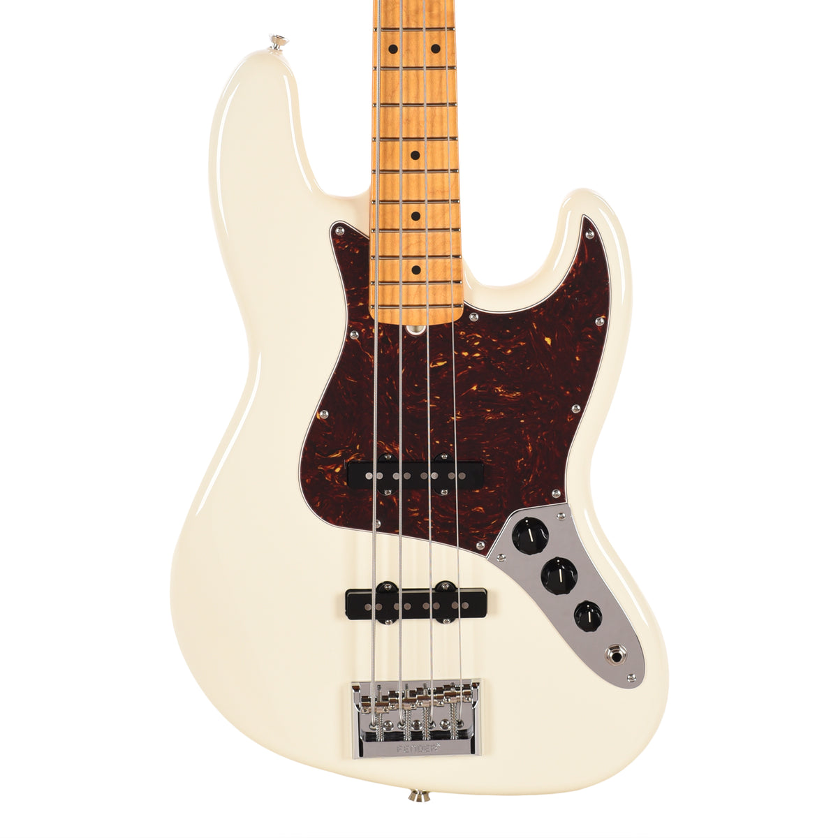 Fender American Professional Jazz Bass Olympic White Bass Guitars