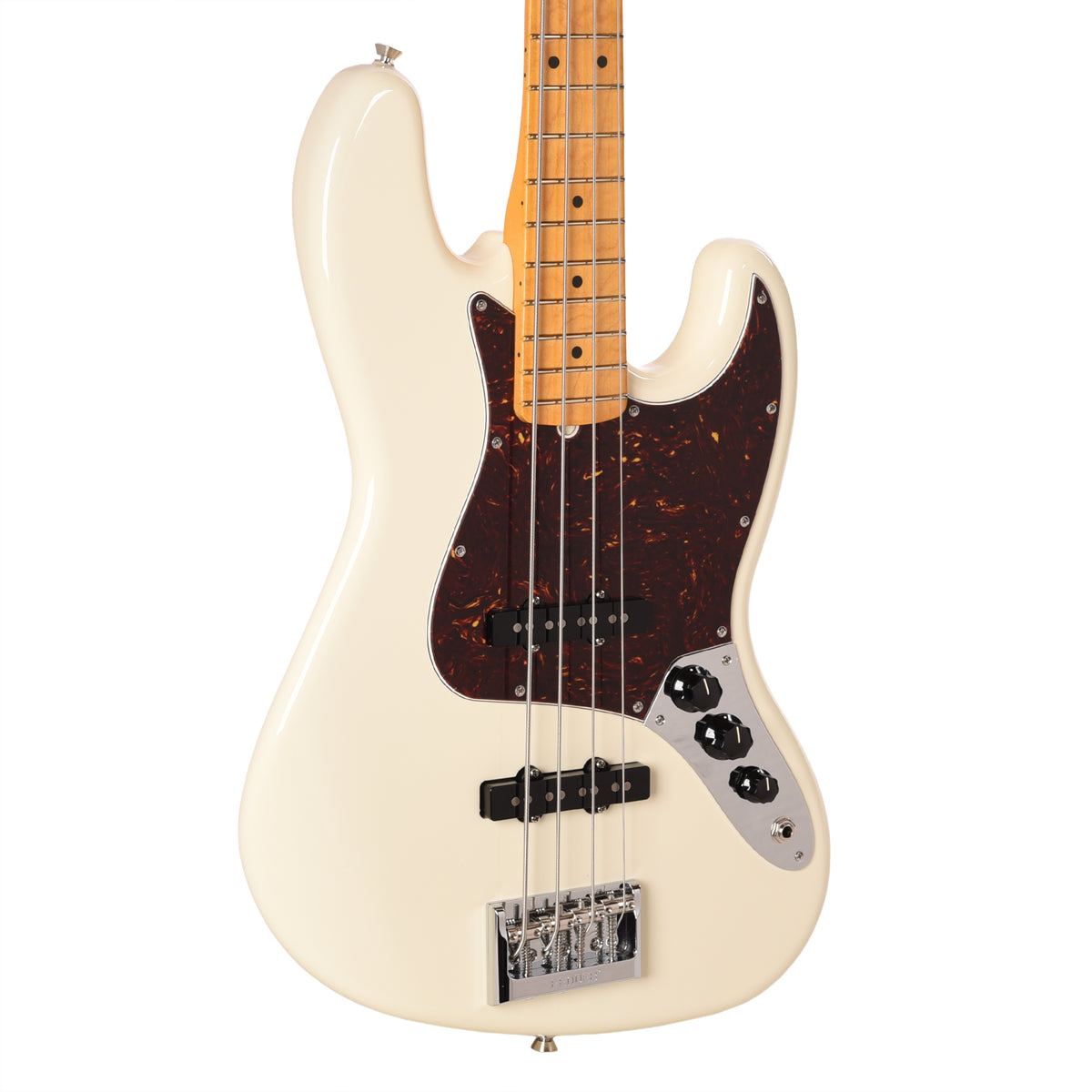 Fender American Professional Jazz Bass Olympic White Bass Guitars