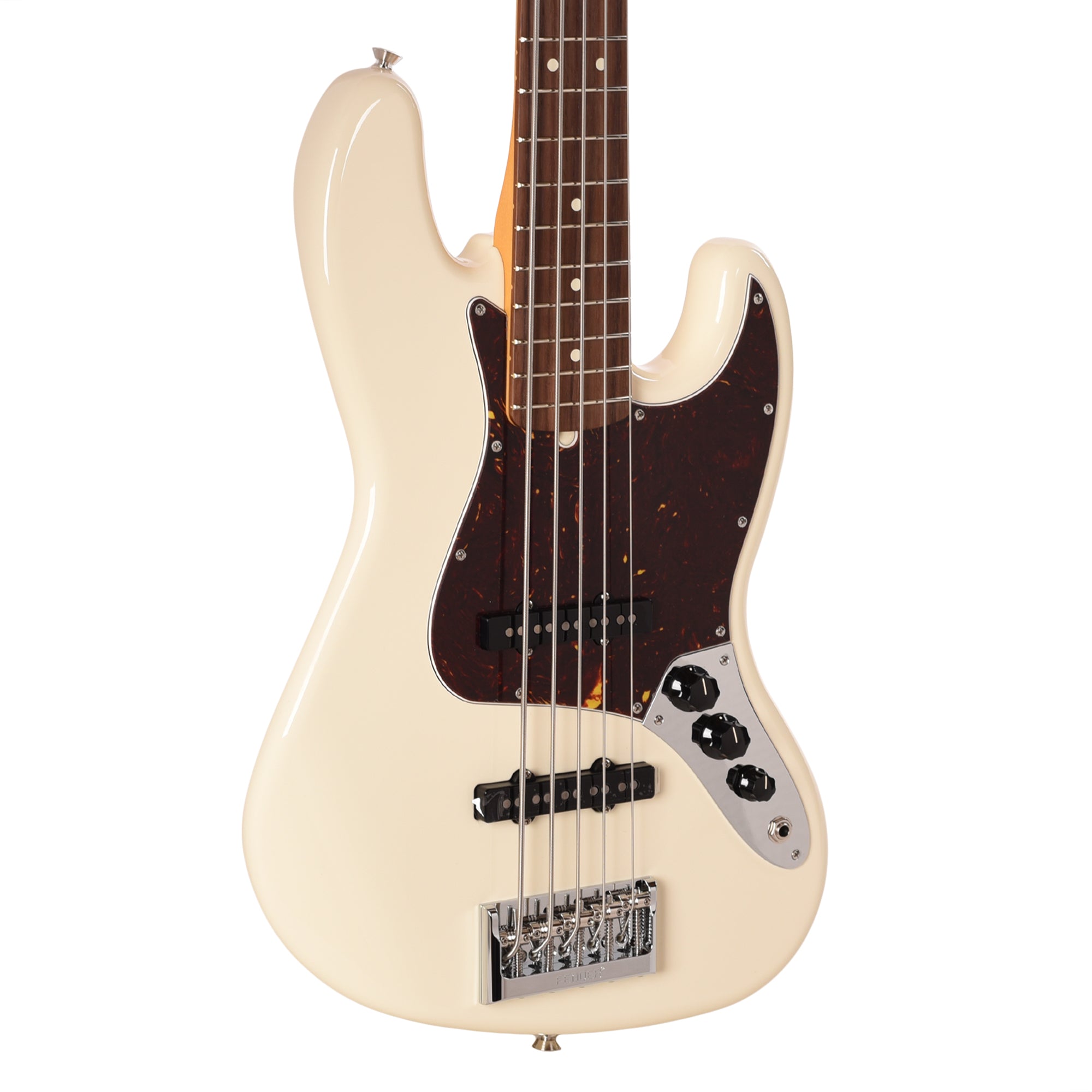 Fender American Professional Jazz Bass Olympic White Bass Guitars