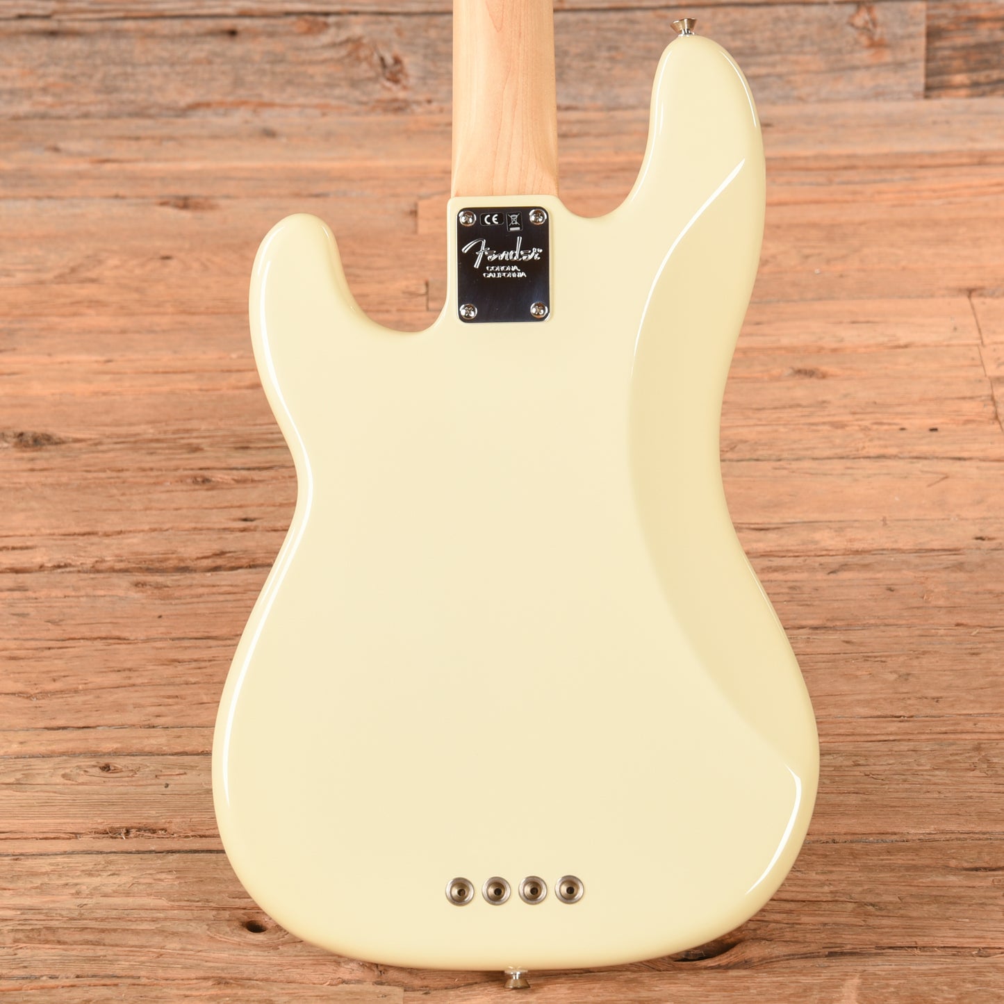 Fender American Professional Precision Bass Olympic White 2019 Bass Guitars