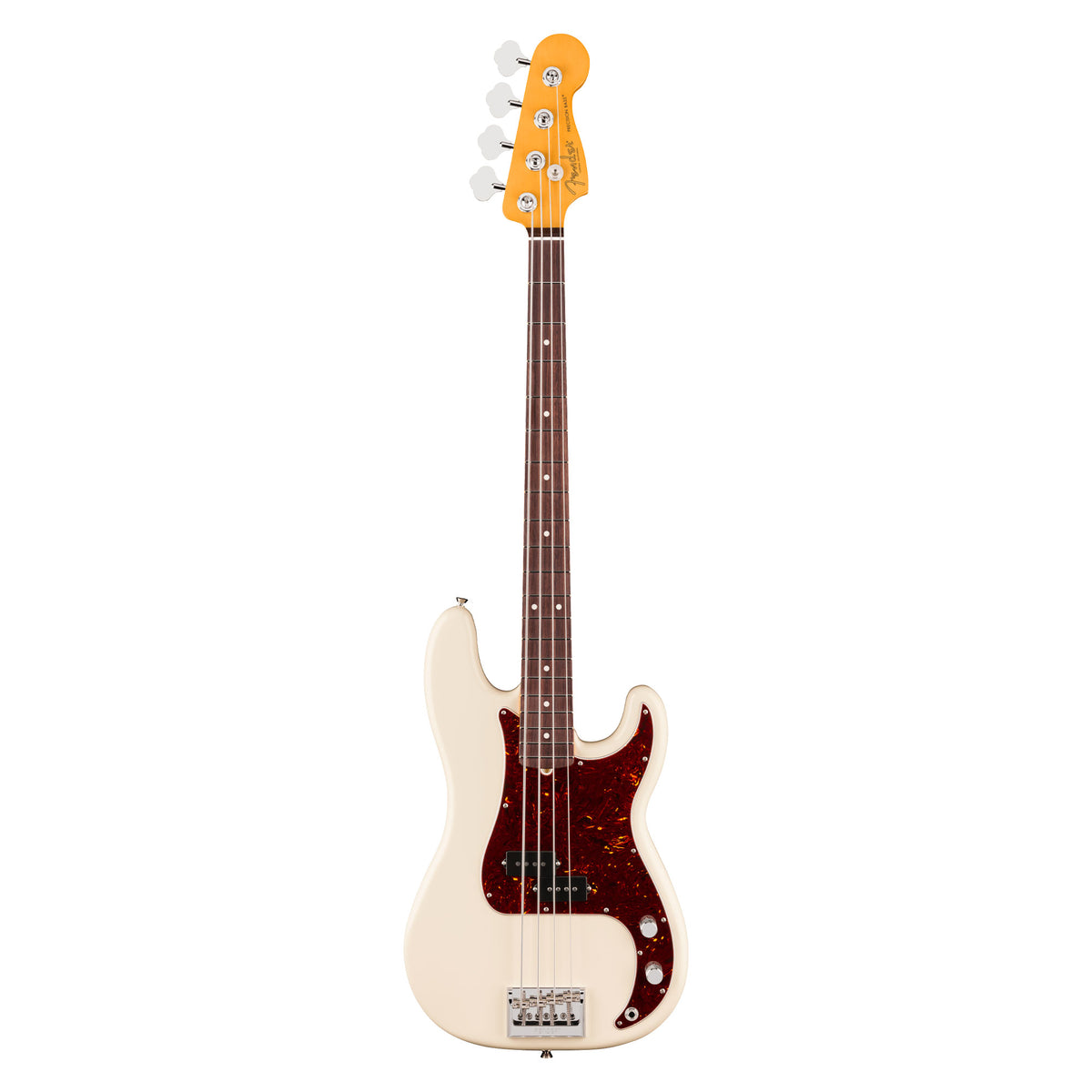 Fender American Professional Precision Bass Olympic White Bass Guitars