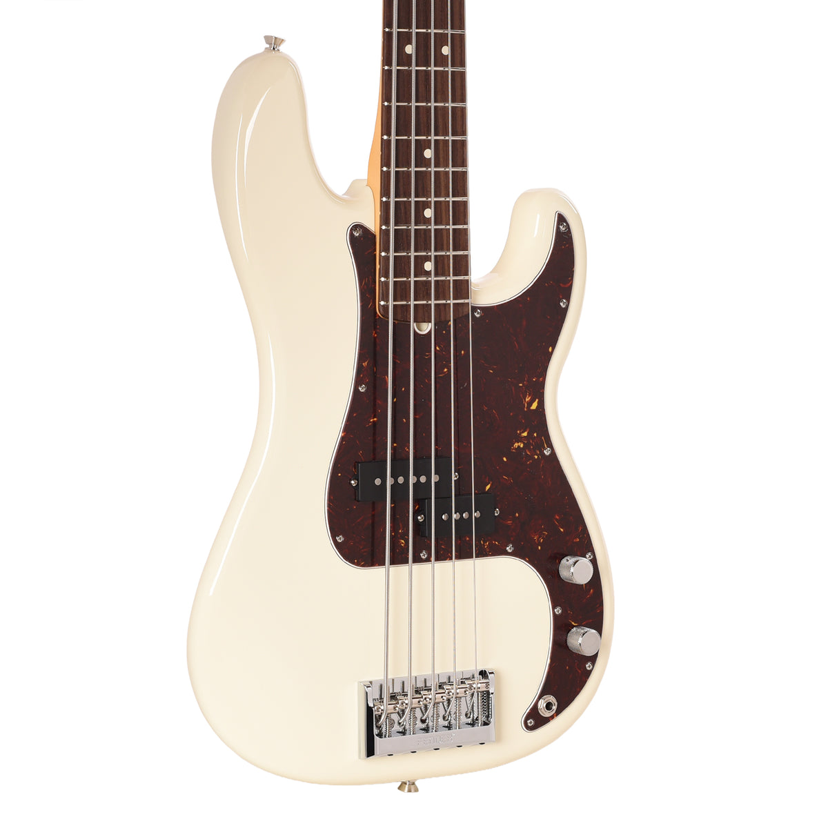 Fender American Professional Precision Bass Olympic White Bass Guitars