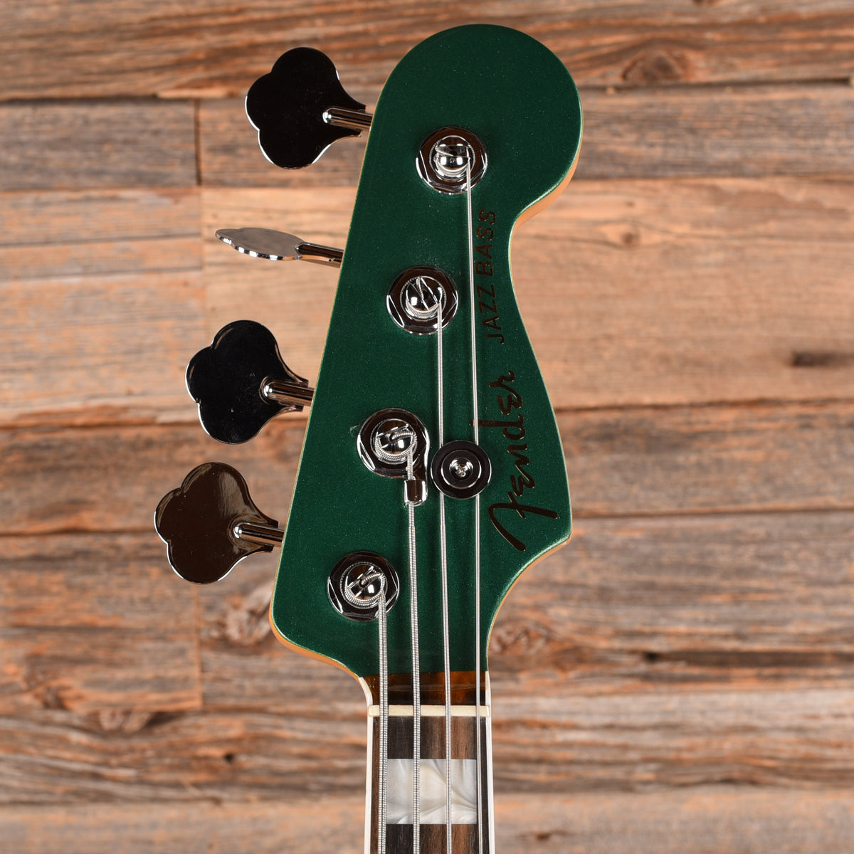 Fender American Ultra Jazz Bass Mystic Pine Green 2023 Bass Guitars