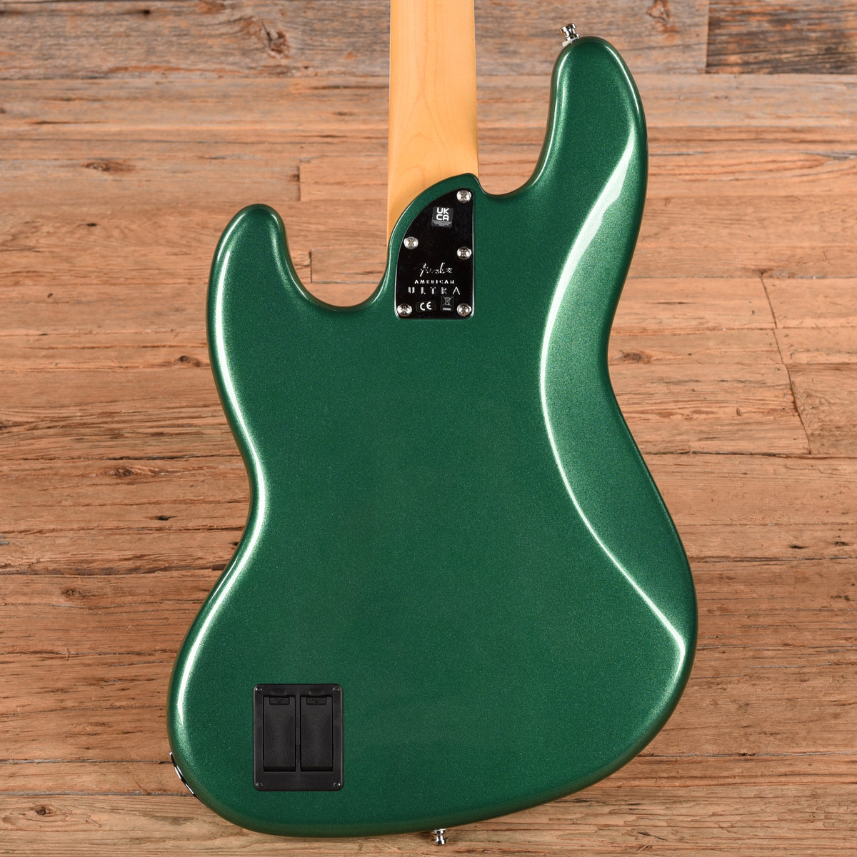Fender American Ultra Jazz Bass Mystic Pine Green 2023 Bass Guitars