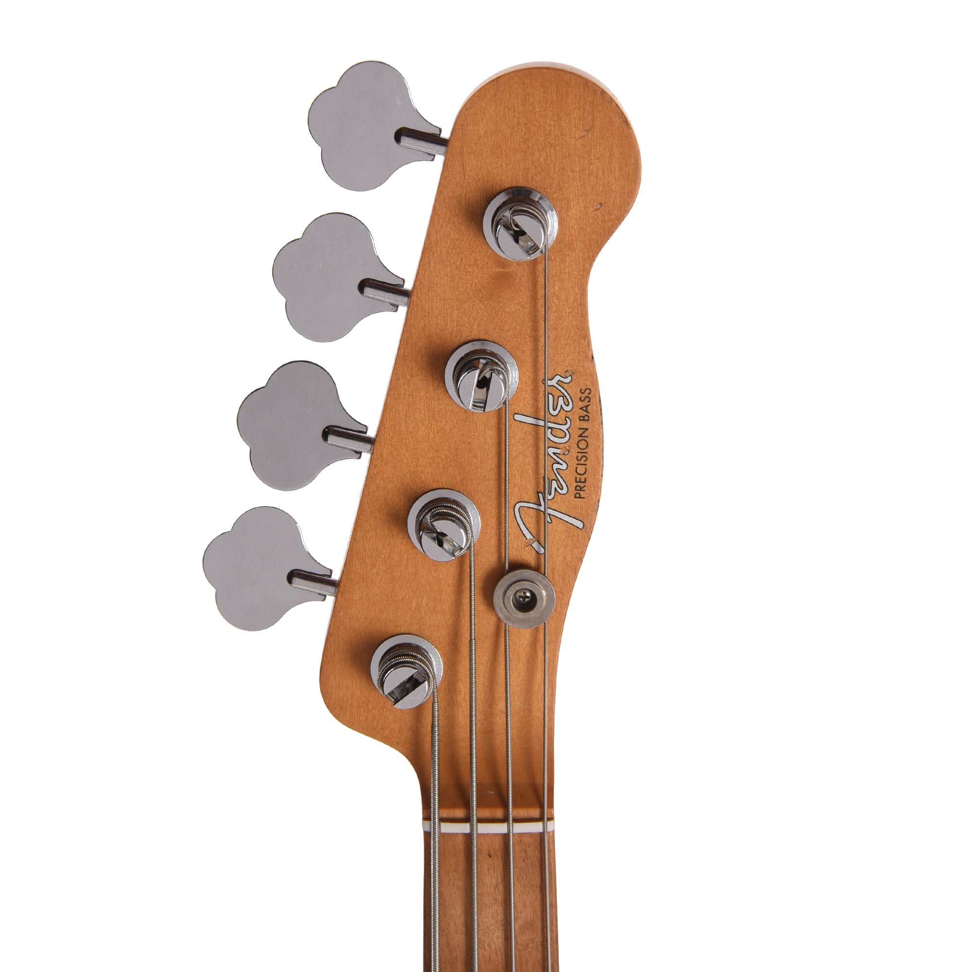 Fender Artist Mike Dirnt Road Worn Precision Bass White Blonde Bass Guitars
