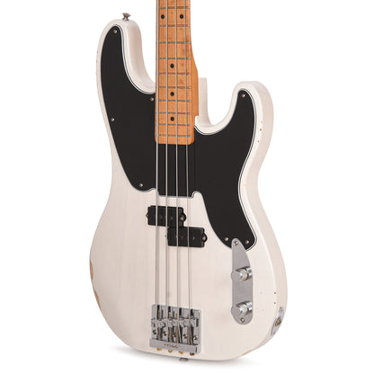 Fender Artist Mike Dirnt Road Worn Precision Bass White Blonde Bass Guitars
