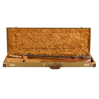 Fender Artist Series Lee Sklar Precision Bass Natural w/Vintage-Style Tweed Hardshell Case Bass Guitars