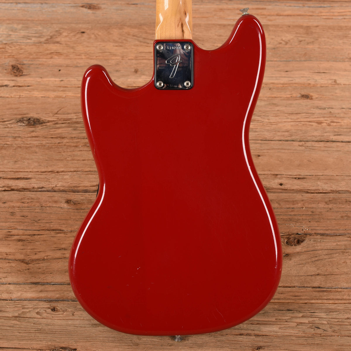 Fender Bronco Red 1973 Bass Guitars