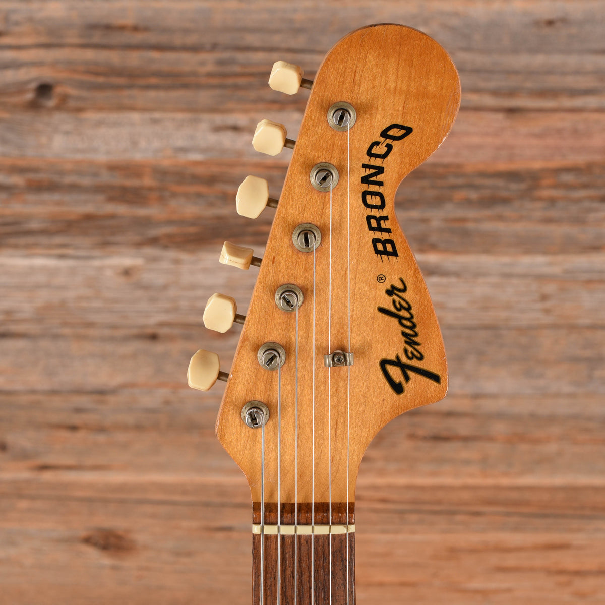 Fender Bronco Red 1973 Bass Guitars