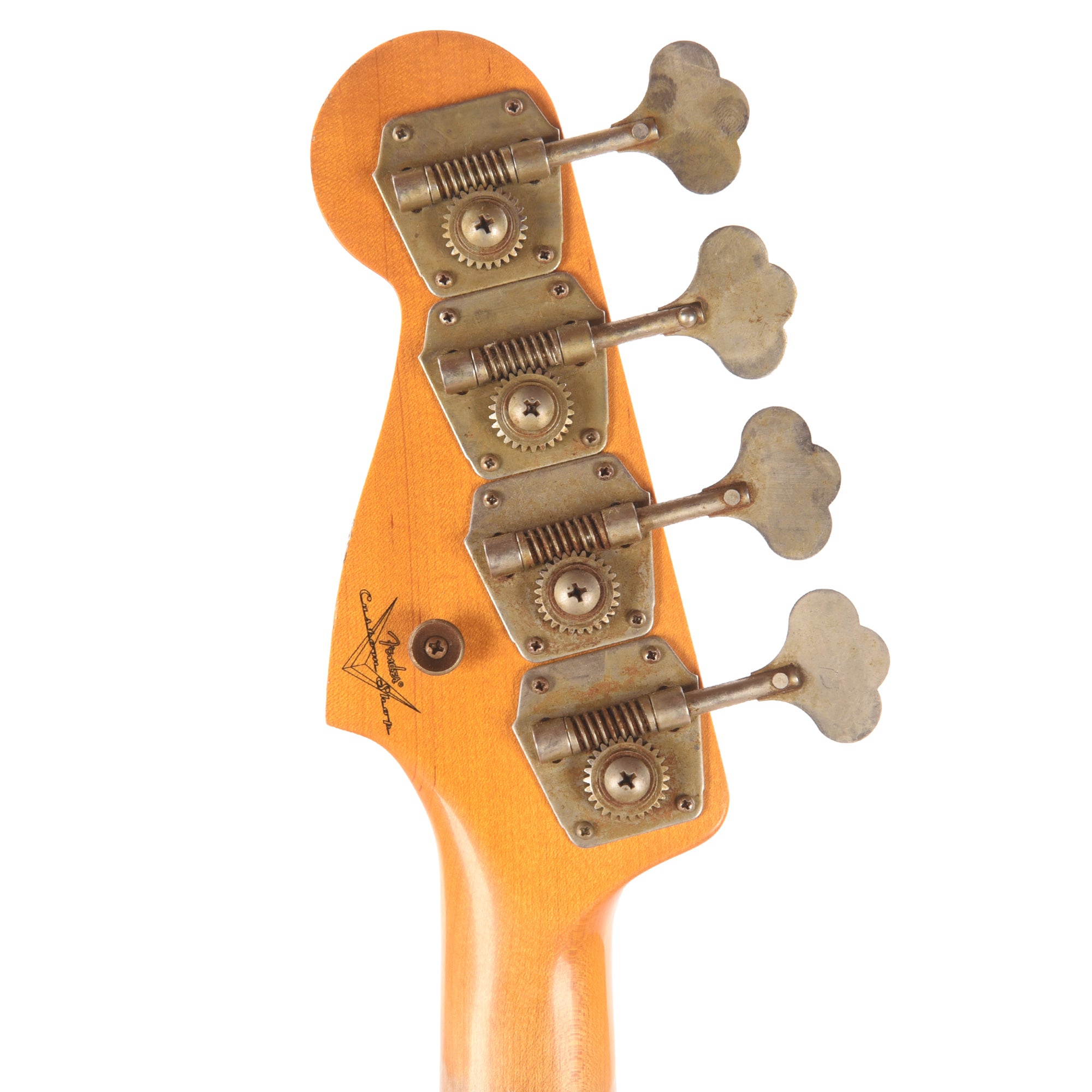 Fender Custom Shop 1960 Precision Bass Relic Super Faded Aged Charcoal Frost Metallic Bass Guitars