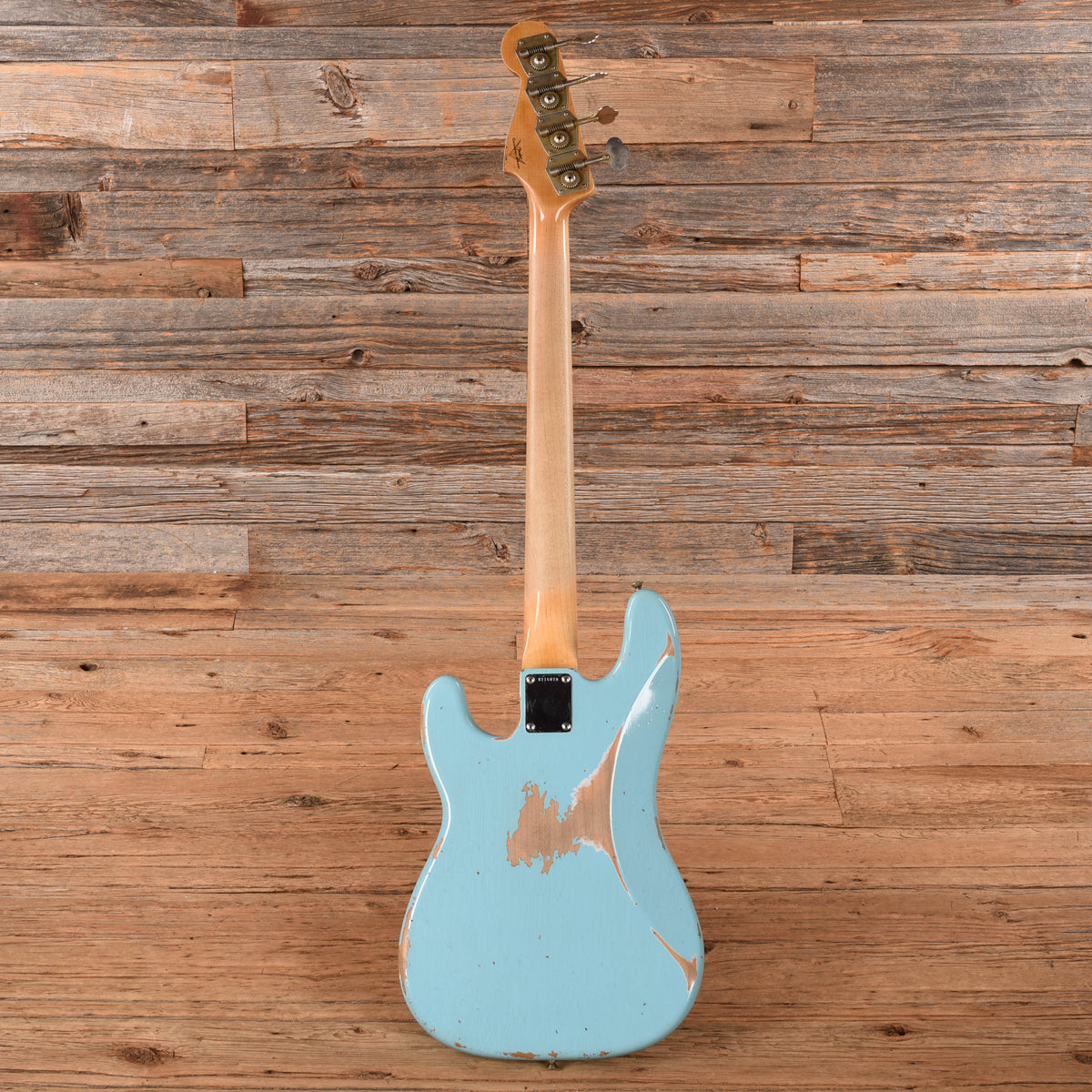Fender Custom Shop '63 Relic P-Bass Daphne Blue 2020 Bass Guitars