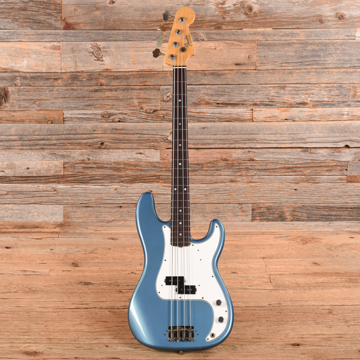 Fender Custom Shop '66 P-Bass Journeyman Relic Lake Placid Blue 2024 Bass Guitars