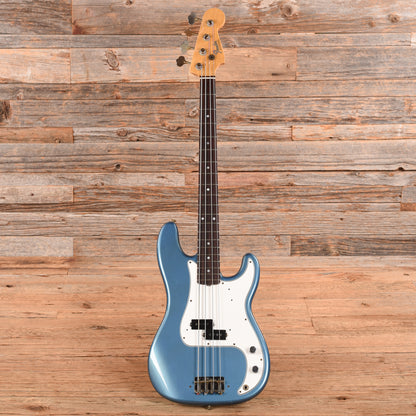 Fender Custom Shop '66 P-Bass Journeyman Relic Lake Placid Blue 2024 Bass Guitars