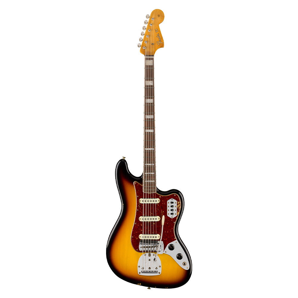 Fender Custom Shop Limited Edition George Harrison 1967 Bass VI Relic Bleached 3-Color Sunburst Bass Guitars
