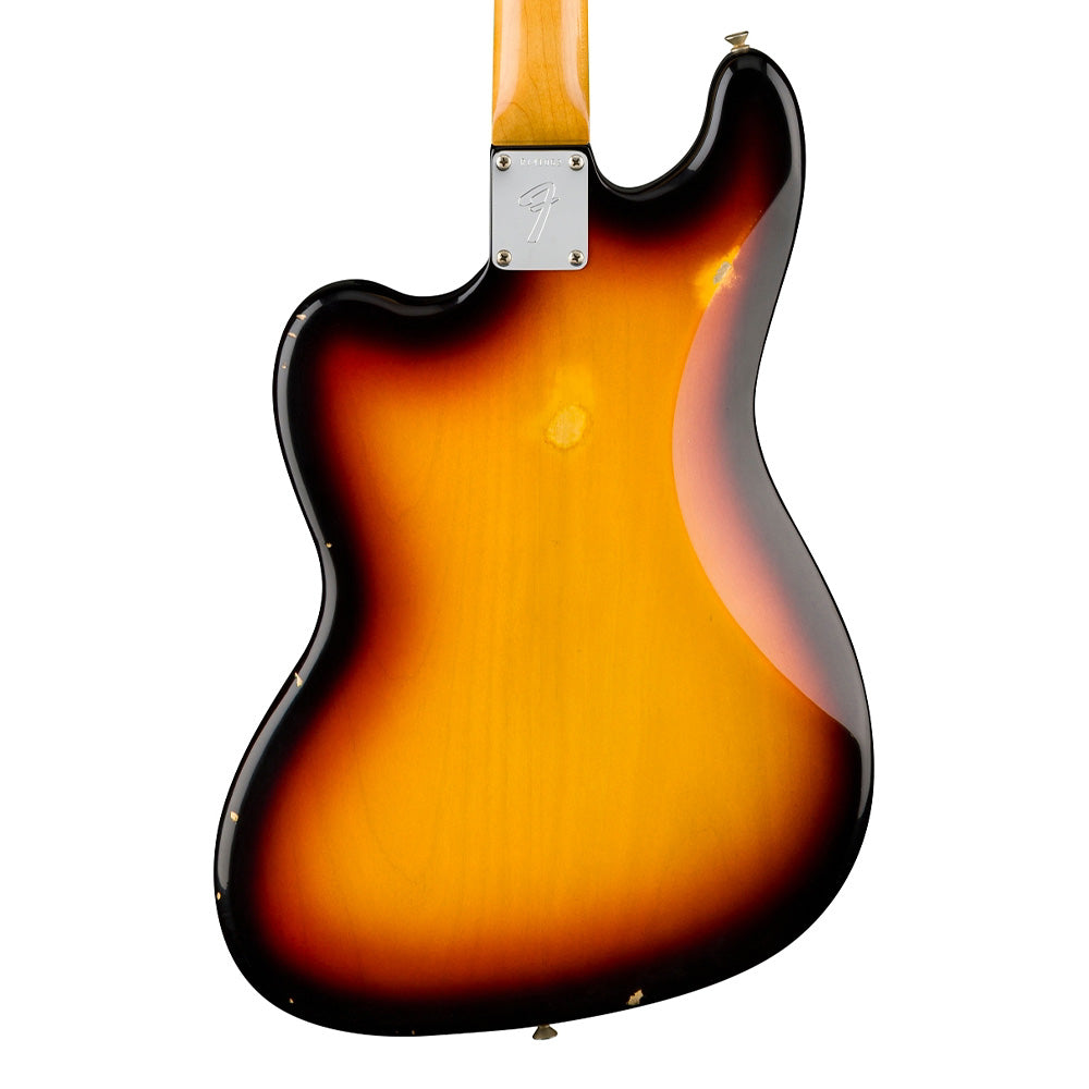 Fender Custom Shop Limited Edition George Harrison 1967 Bass VI Relic Bleached 3-Color Sunburst Bass Guitars