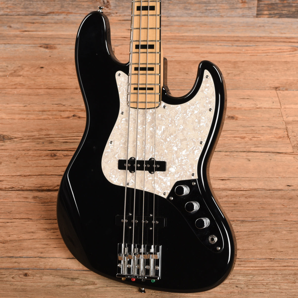 Fender Geddy Lee Artist Series Signature Jazz Bass Black 2009 Bass Guitars