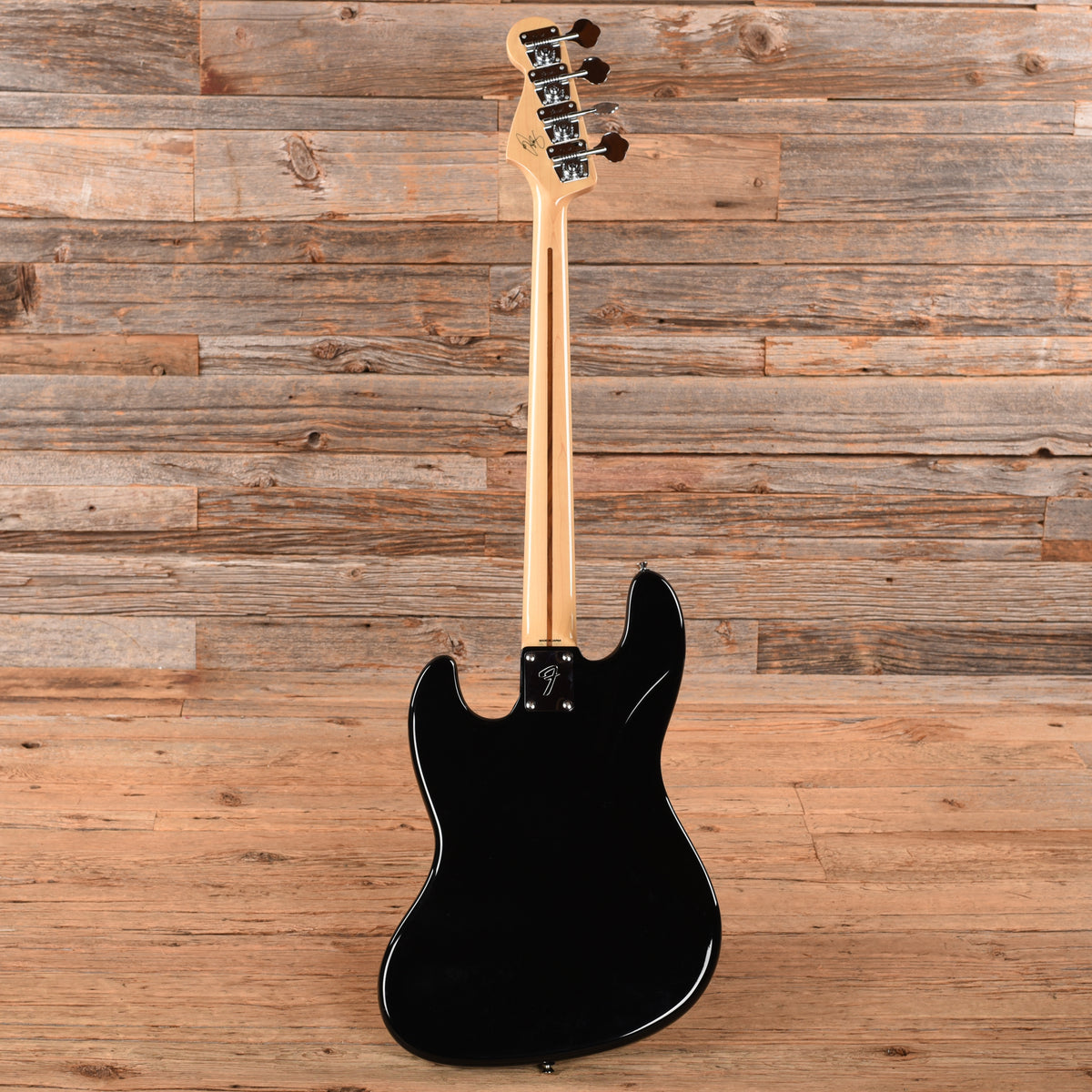 Fender Geddy Lee Artist Series Signature Jazz Bass Black 2009 Bass Guitars