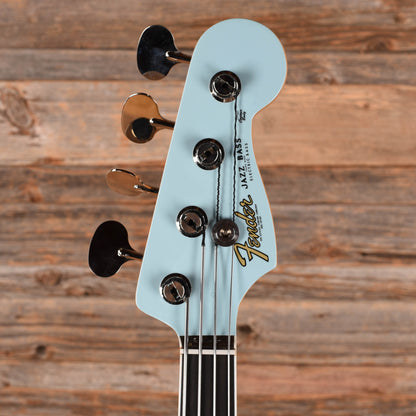 Fender Gold Foil Jazz Bass Sonic Blue 2023 Bass Guitars