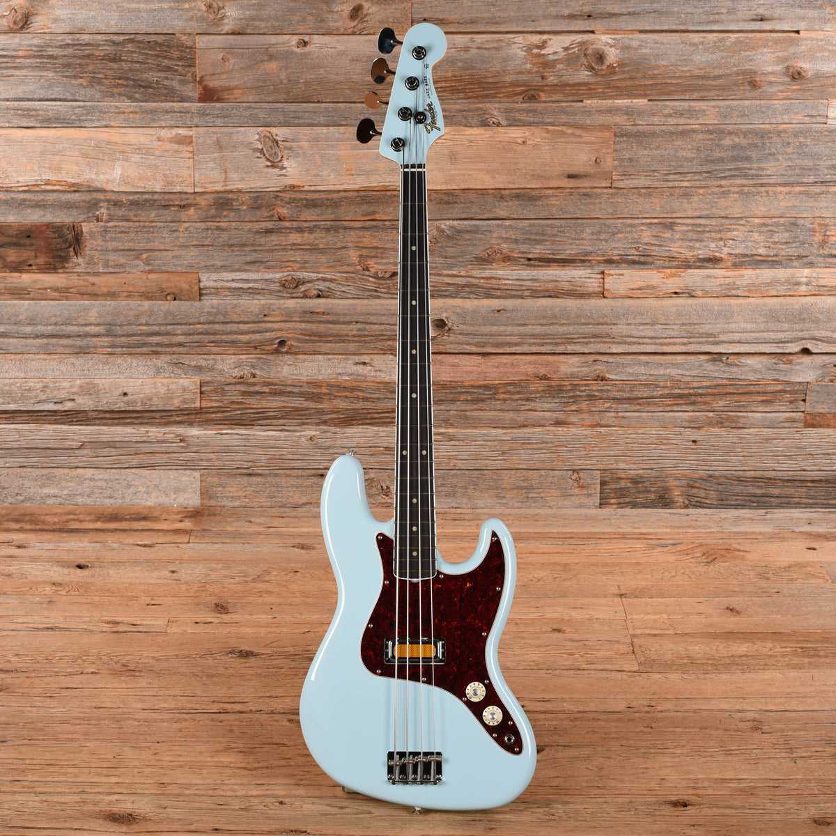 Fender Gold Foil Jazz Bass Sonic Blue 2023 Bass Guitars