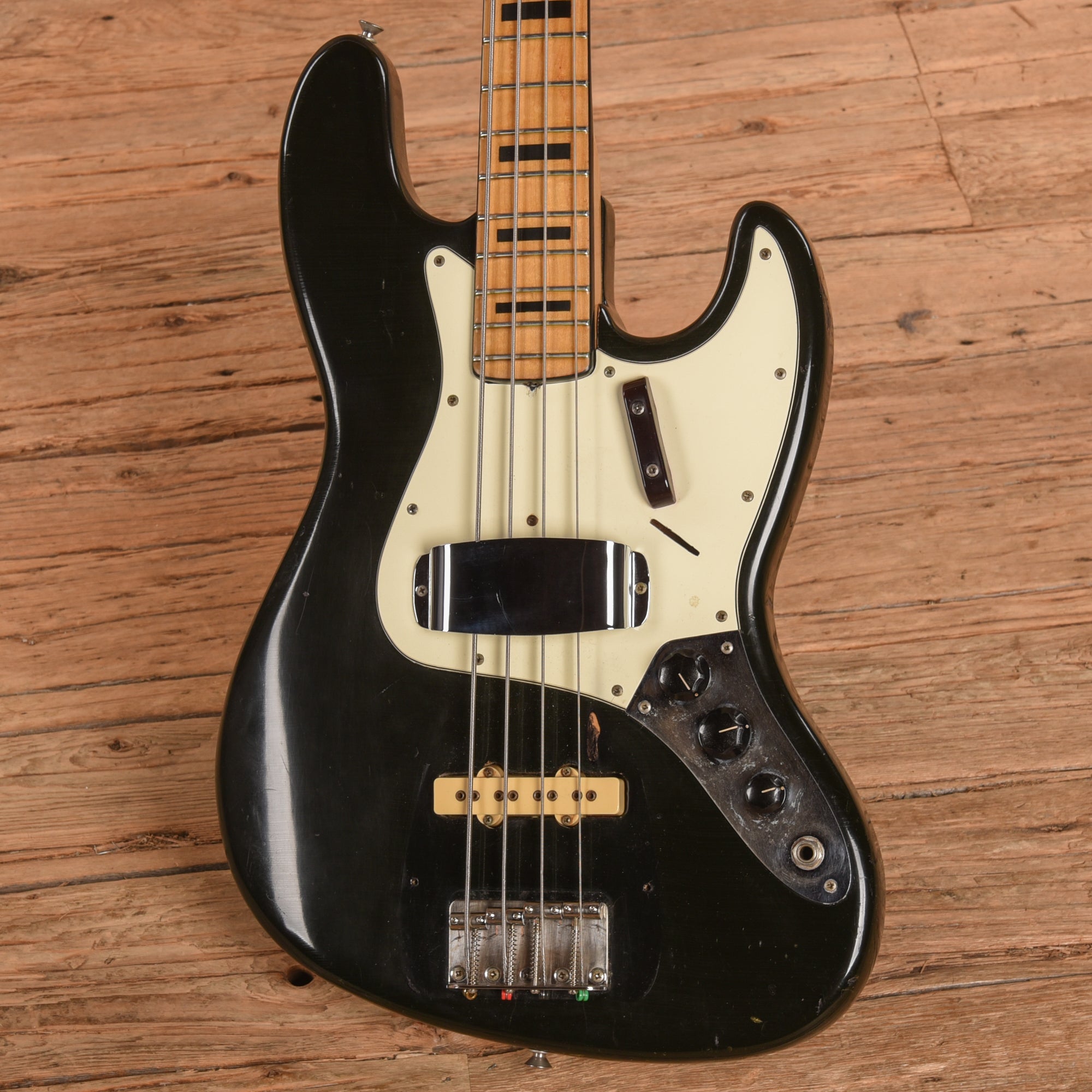 Fender Jazz Bass Black 1973 Bass Guitars