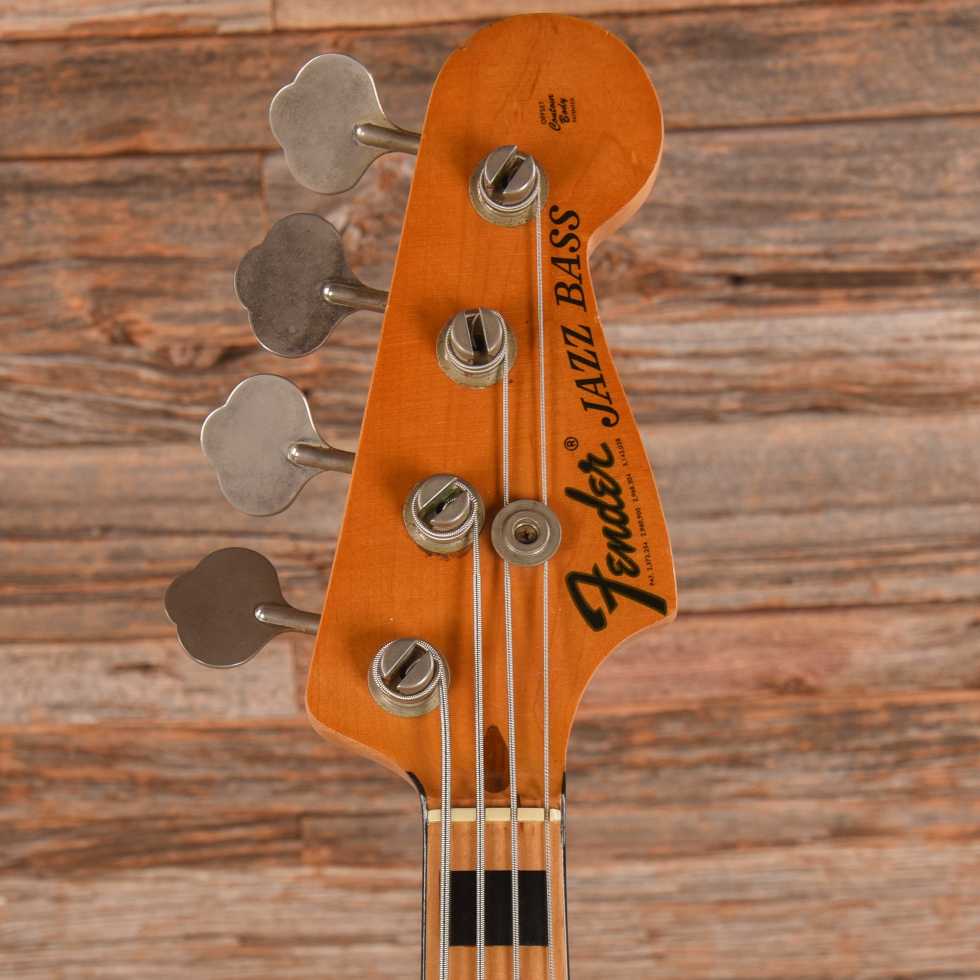 Fender Jazz Bass Black 1973 Bass Guitars