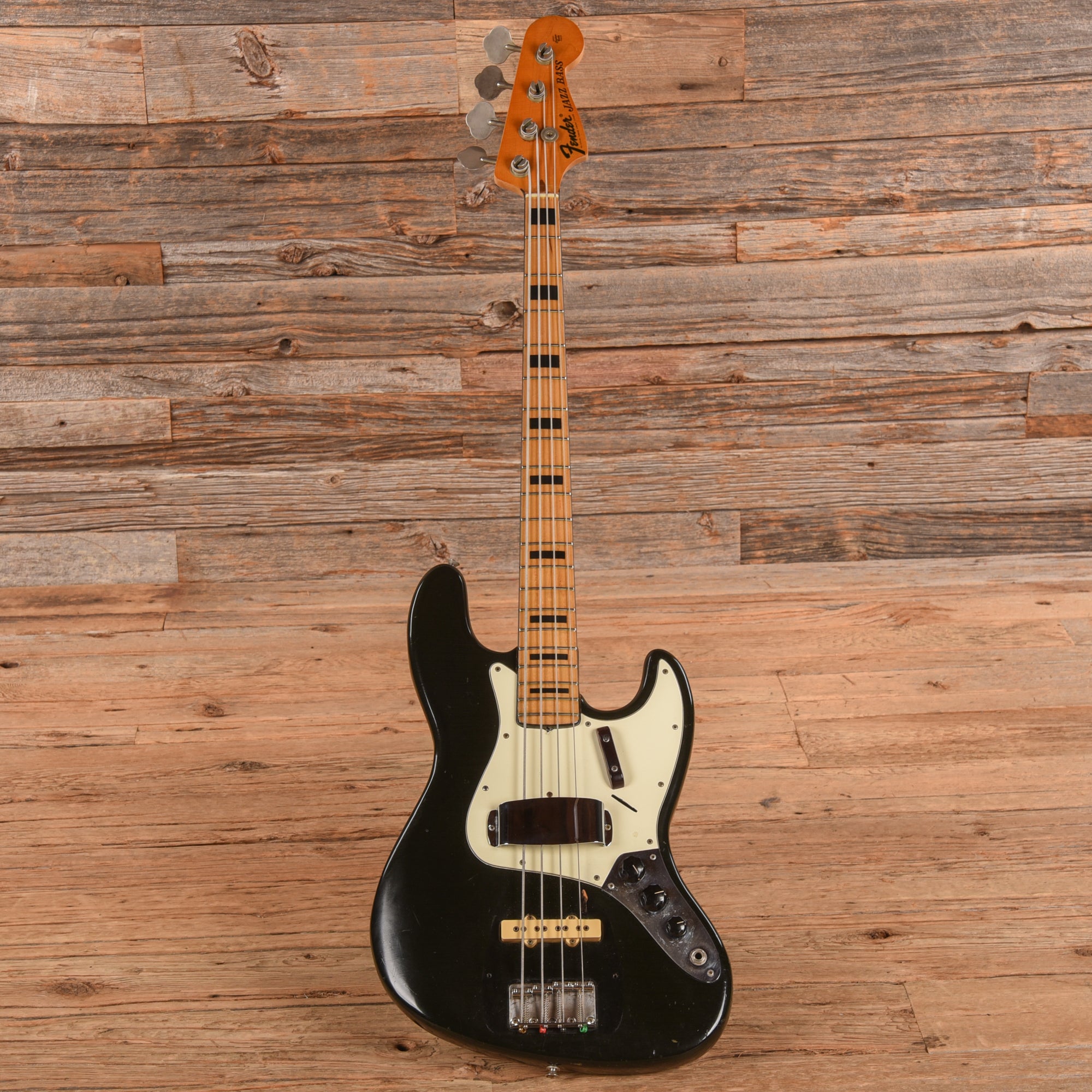 Fender Jazz Bass Black 1973 Bass Guitars