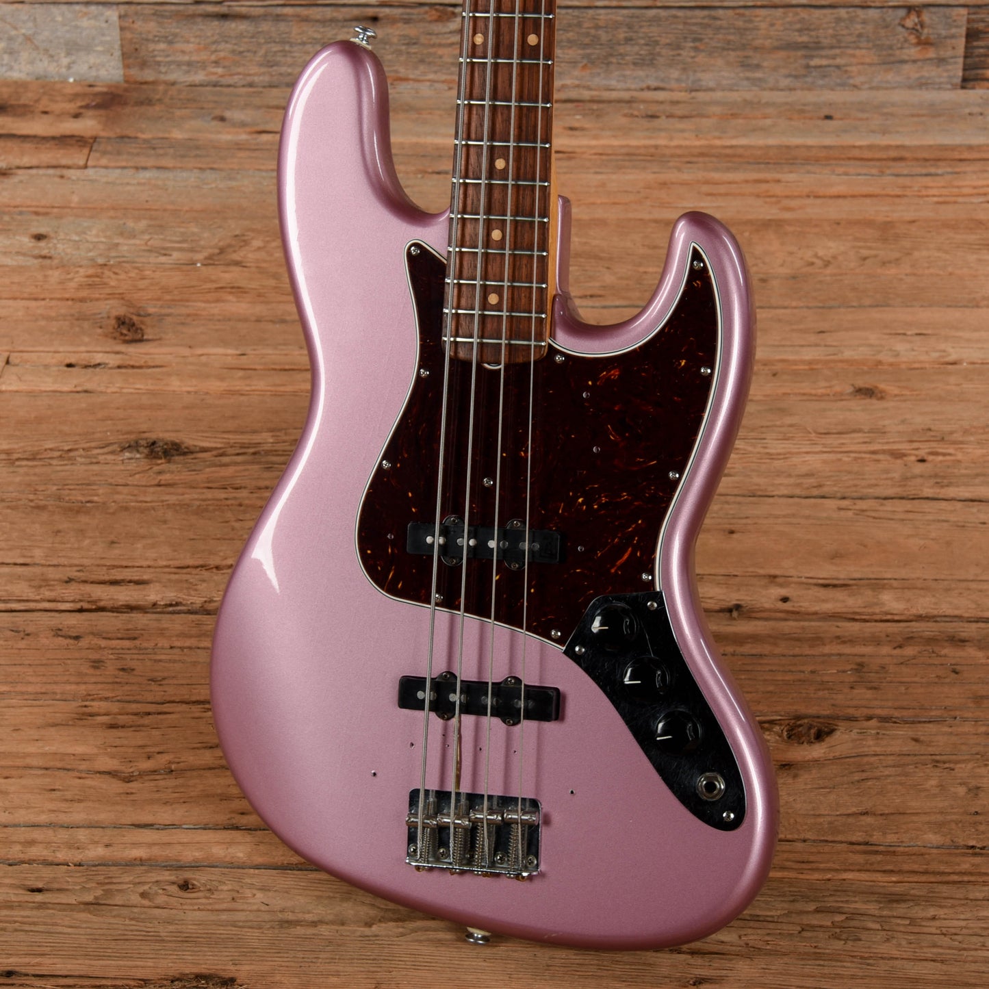 Fender Jazz Bass Burgundy Mist Refin 1962 Bass Guitars