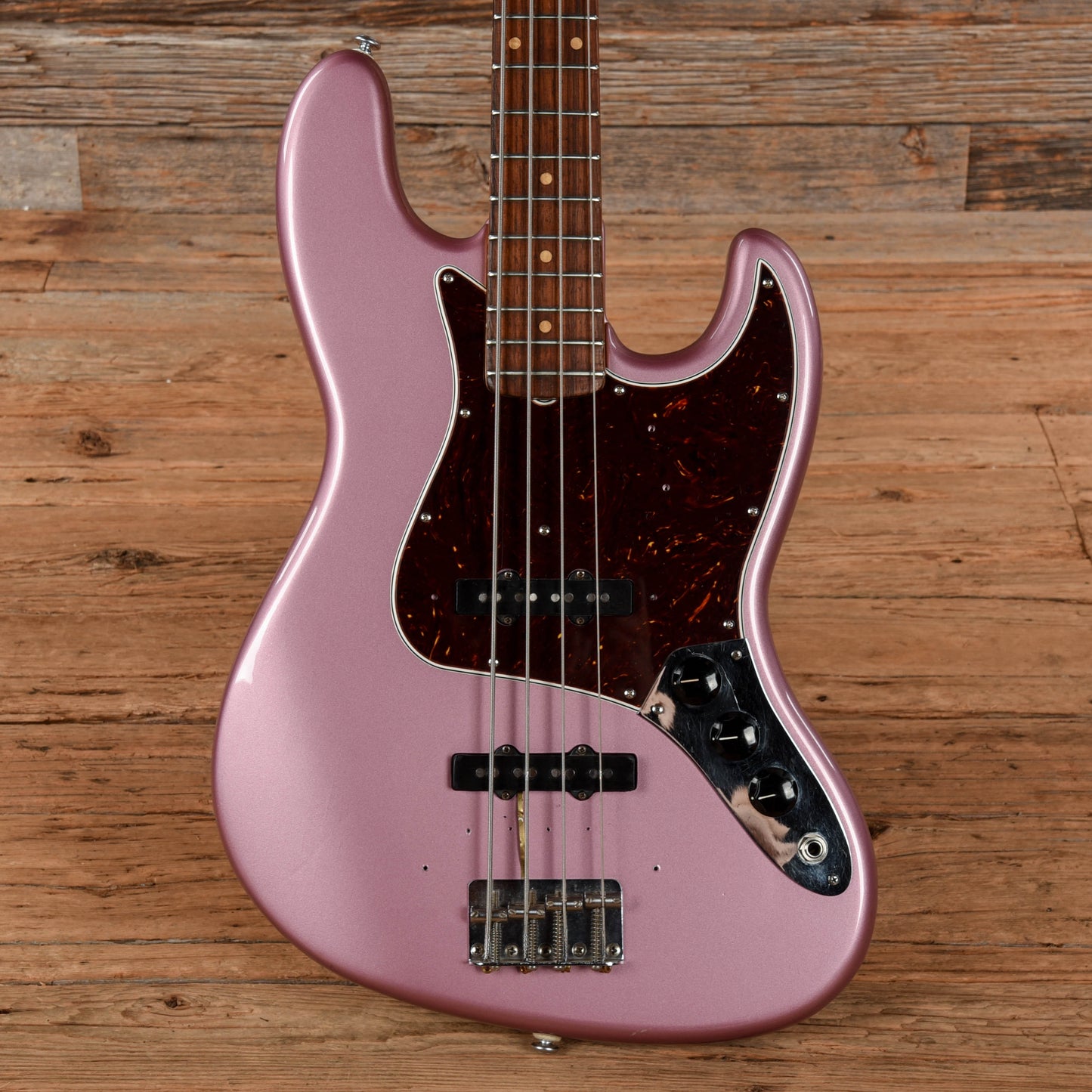 Fender Jazz Bass Burgundy Mist Refin 1962 Bass Guitars