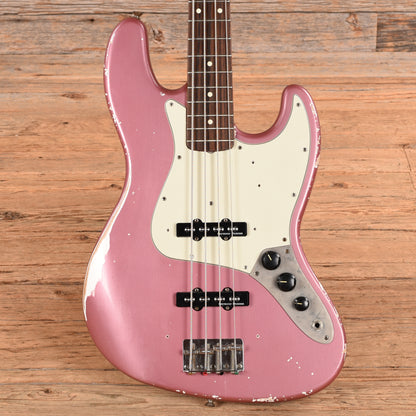 Fender Jazz Bass Flea neck w/MJT body Burgundy Mist Bass Guitars
