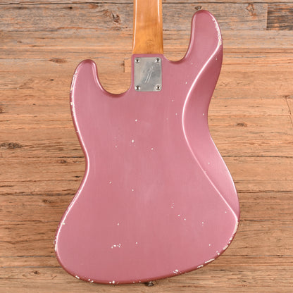 Fender Jazz Bass Flea neck w/MJT body Burgundy Mist Bass Guitars
