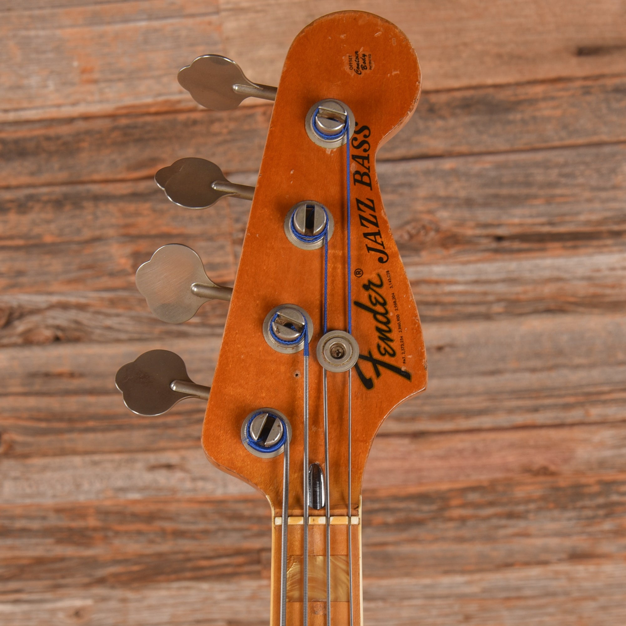 Fender Jazz Bass Natural 1970s Bass Guitars