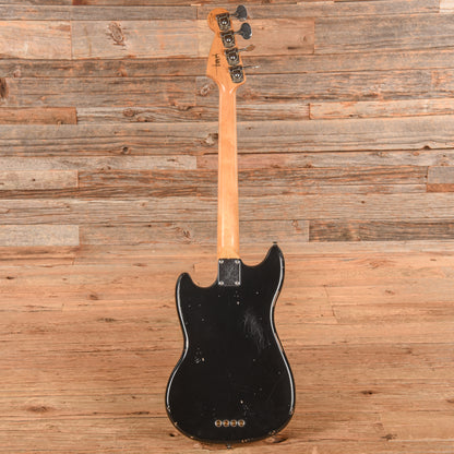Fender Justin Meldal-Johnsen Road Worn Signature Mustang Bass Black 2017 Bass Guitars
