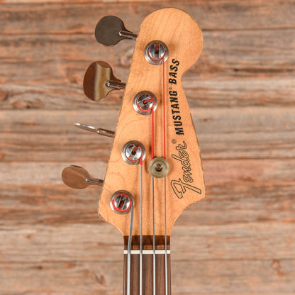 Fender Justin Meldal-Johnsen Road Worn Signature Mustang Bass Black 2017 Bass Guitars