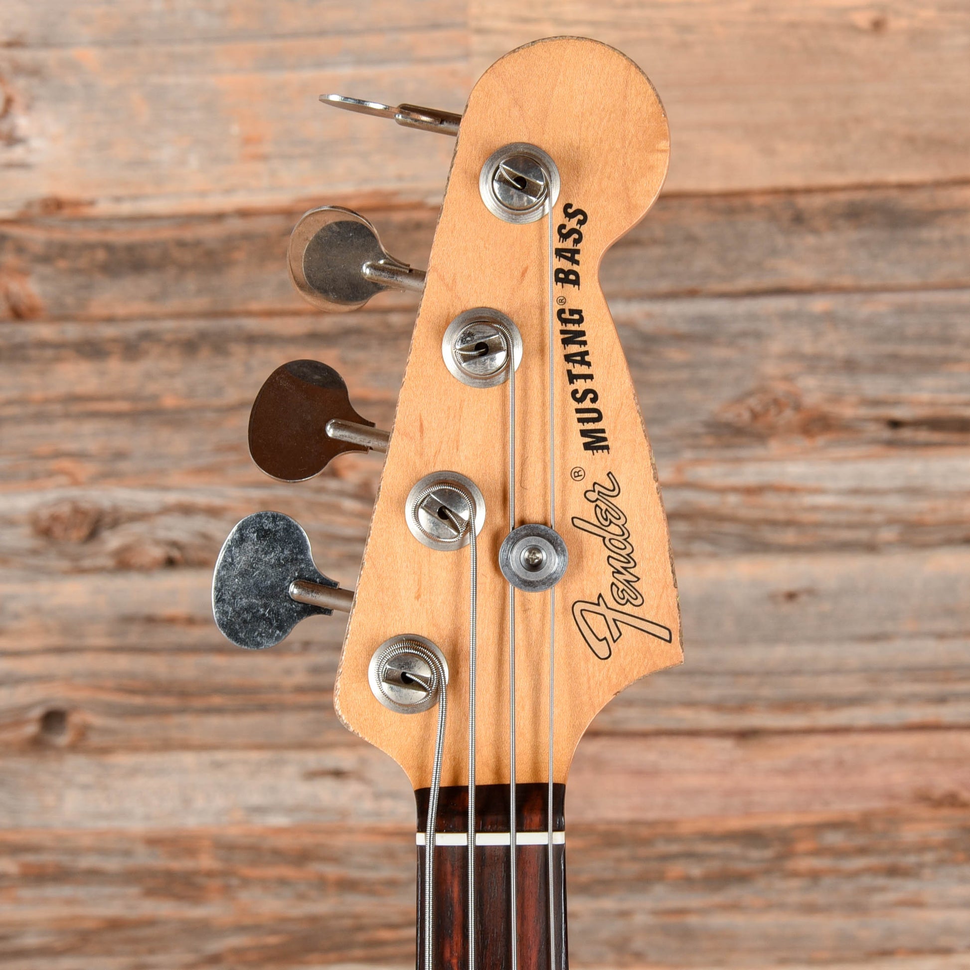 Fender Justin Meldal Johnson Road Worn Signature Mustang Bass Black 2023 Bass Guitars